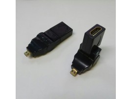 Zikko ZK-B175 Micro HDMI Male to HDMI Female Converter 360 Derajat